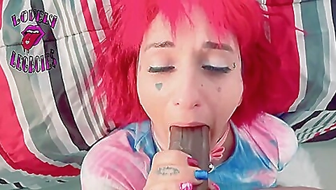 Hot chick fucks on her boyfriend