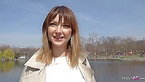 Sex on the beach with a horny slutty chick