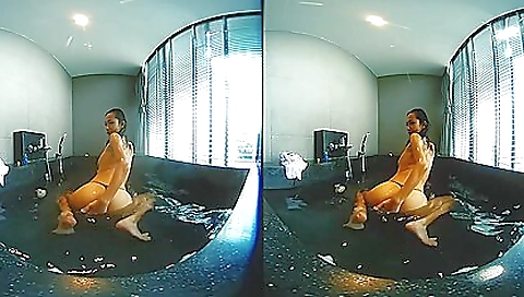 Asian babe gets a hot creampie