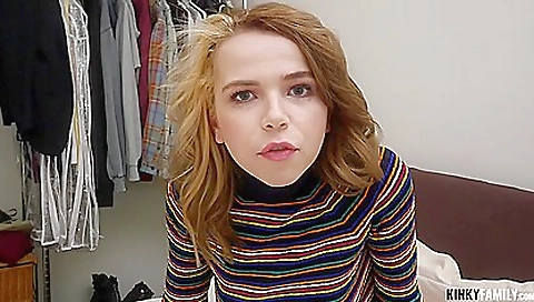 Hot blonde babe is an intense masturbation