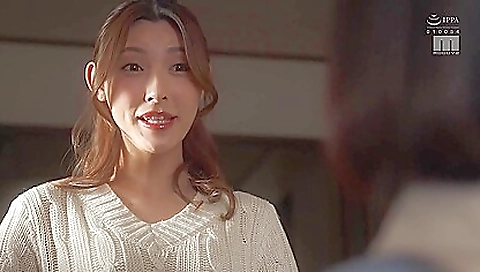 She's first time in bed