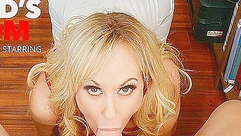 Milf & young blonde milf gets fucked in her pussy